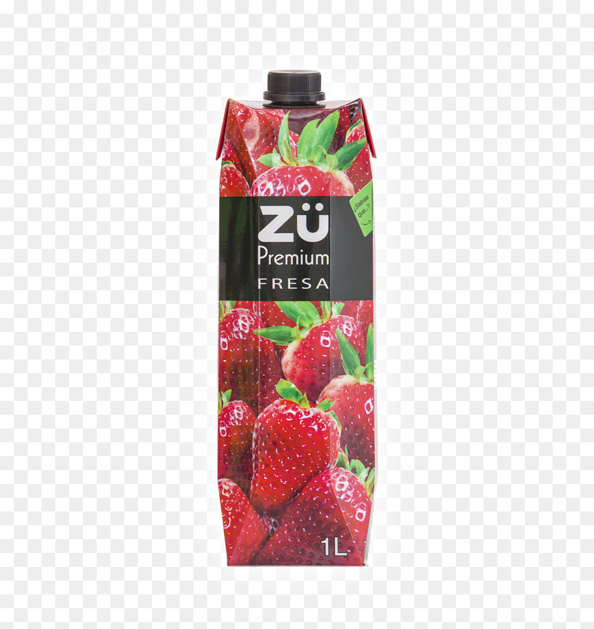 Zumo De Fresa Zu, HD Png Download - fresas png