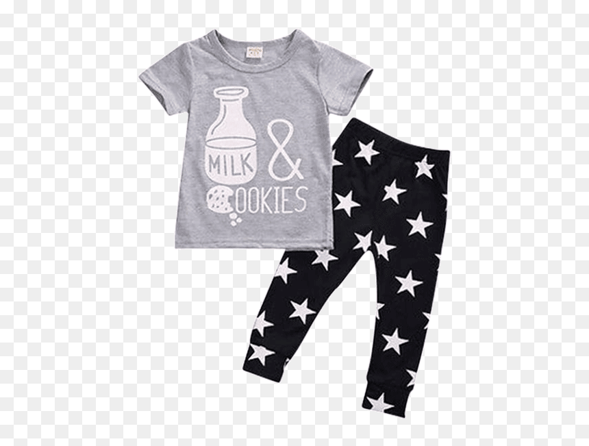 Pajamas, HD Png Download - milk and cookies png