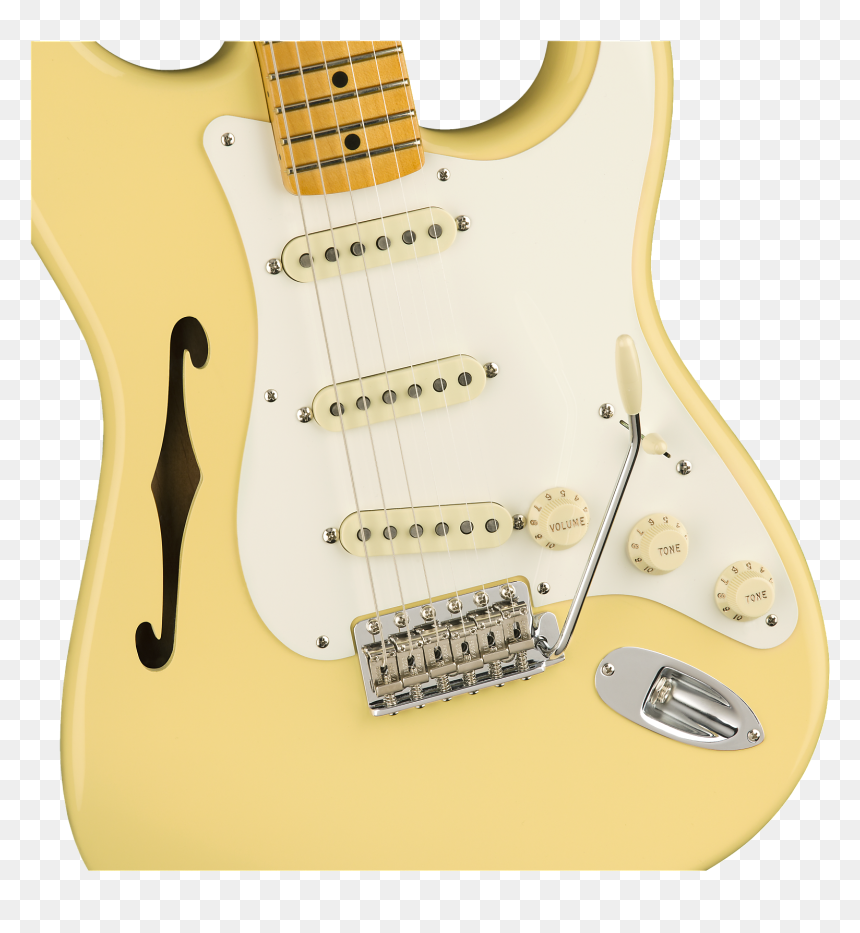 Aged Black Fender Stratocaster, HD Png Download - string lights png free