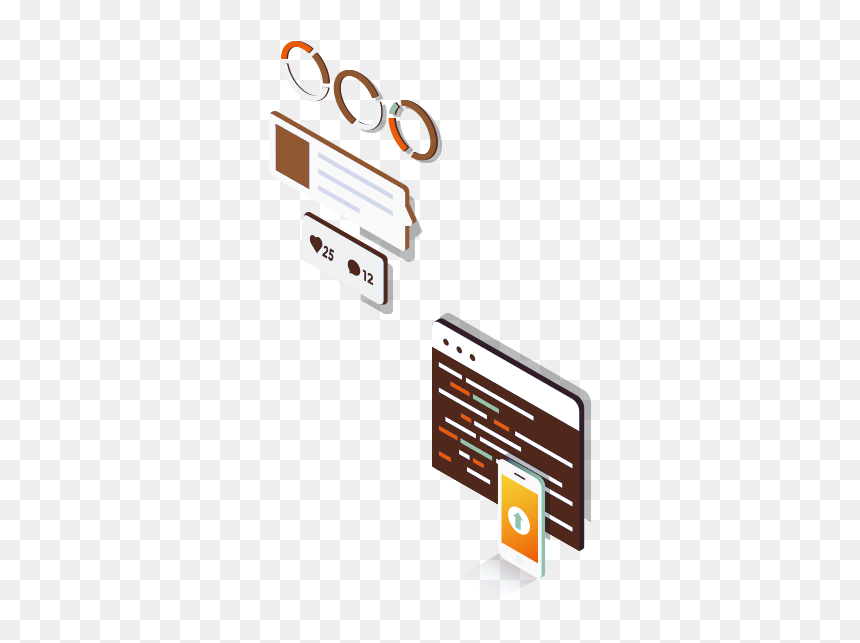 Digital Marketing Flat Vector, HD Png Download - milk and cookies png