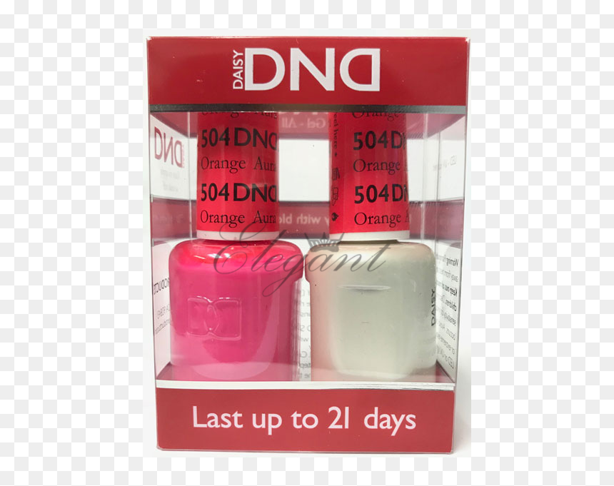 Dnd Gel Nail Polish Color, HD Png Download - red aura png