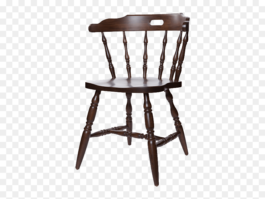 Round Back Wood Dining Chairs, HD Png Download - old wood png