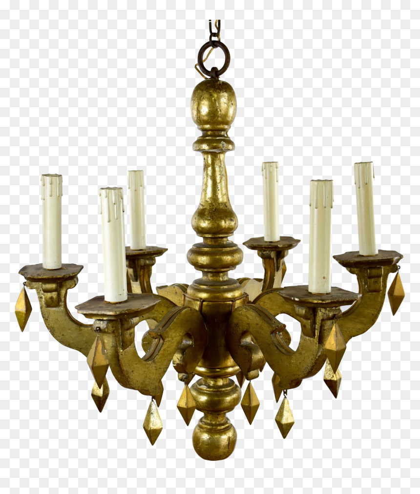 Chandelier, HD Png Download - gold chandelier png
