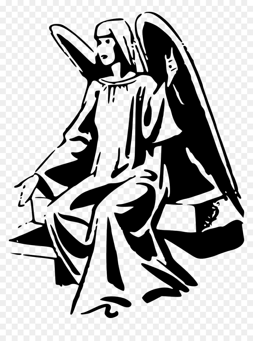 Luke 1 26 38 Activity, HD Png Download - wings silhouette png