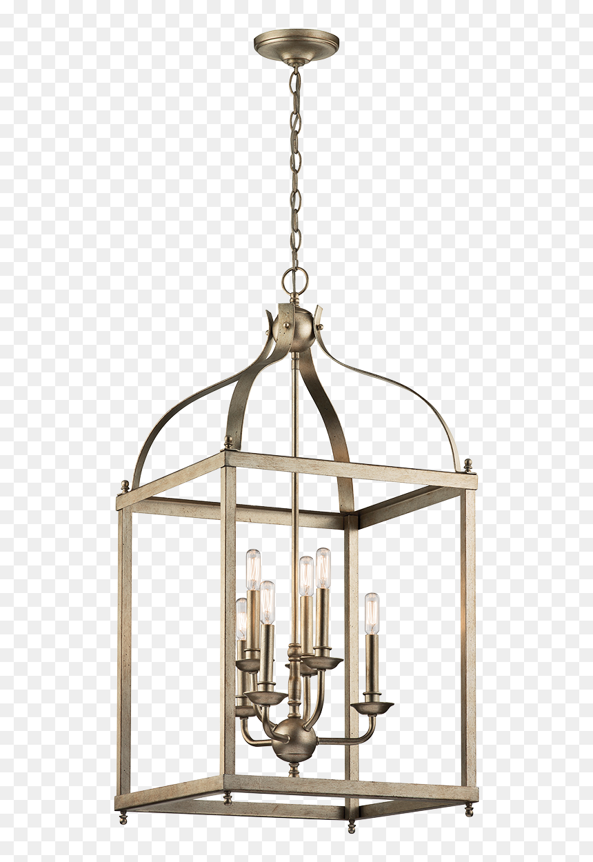 Black And Gold Lantern Pendant, HD Png Download - gold chandelier png