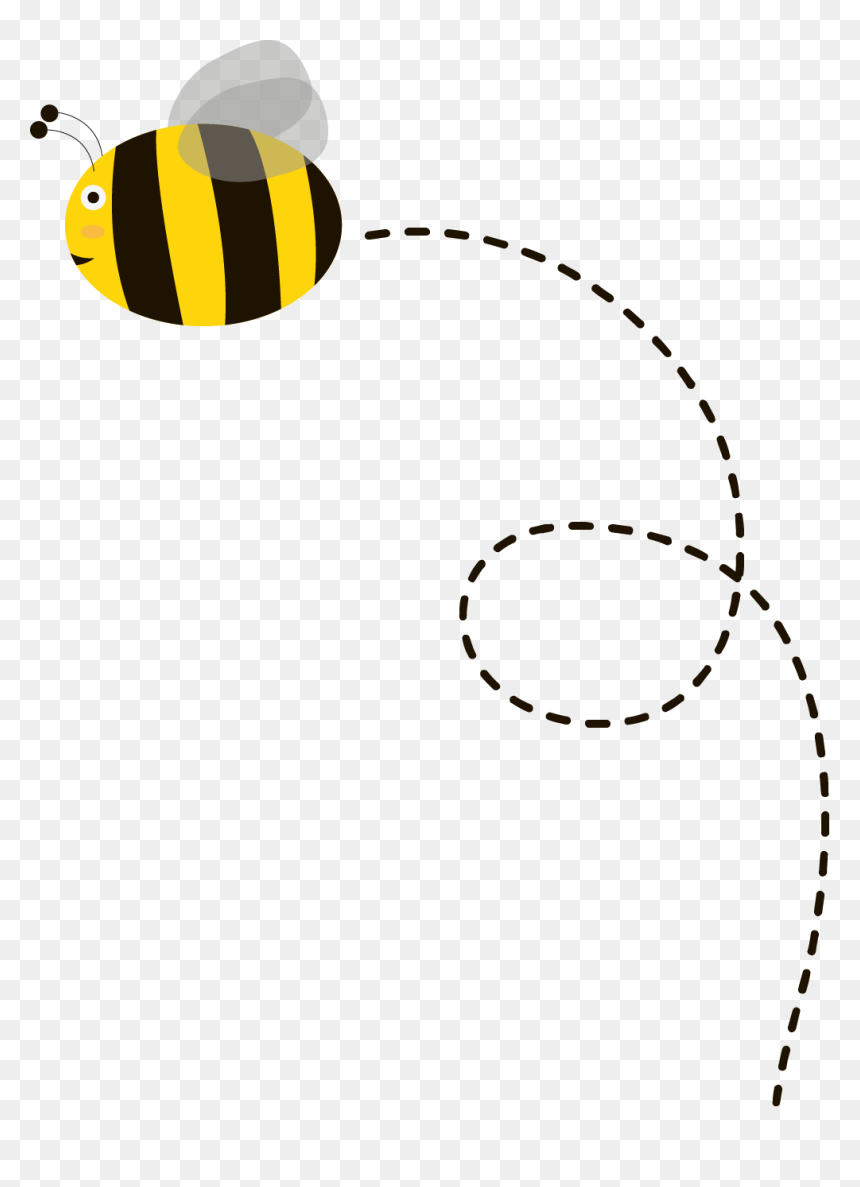 Bee Vector Gratis, HD Png Download - bee silhouette png