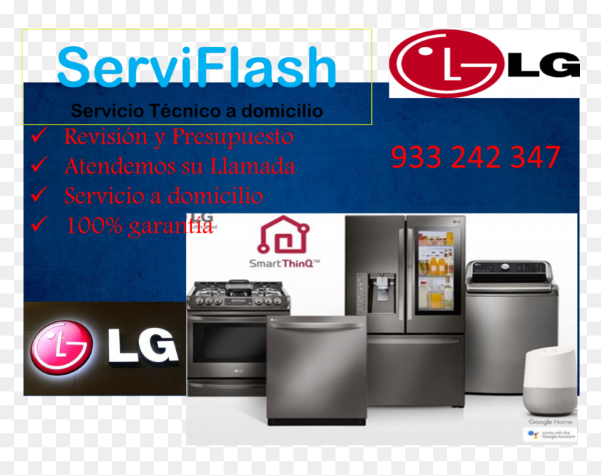 Lg Thinq Appliances, HD Png Download - linea blanca png