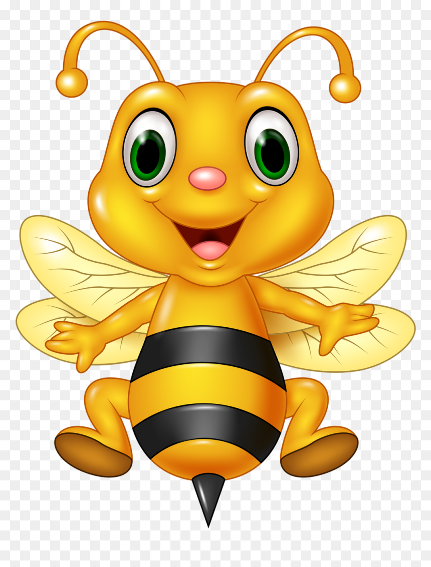 Cartoon Animal Images Png, Transparent Png - bee silhouette png