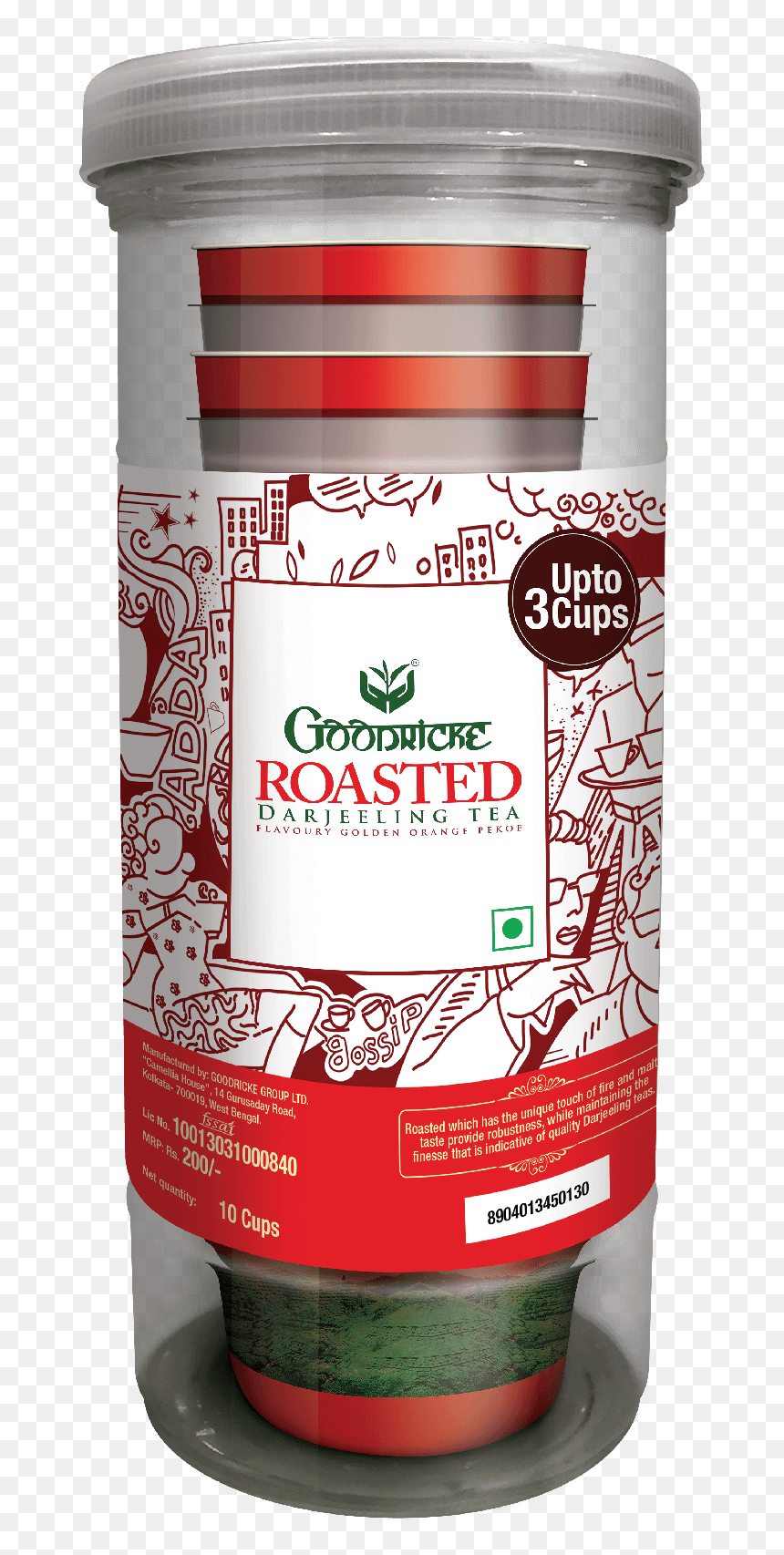 Ready To Drink Tea Cup, HD Png Download - red cups png