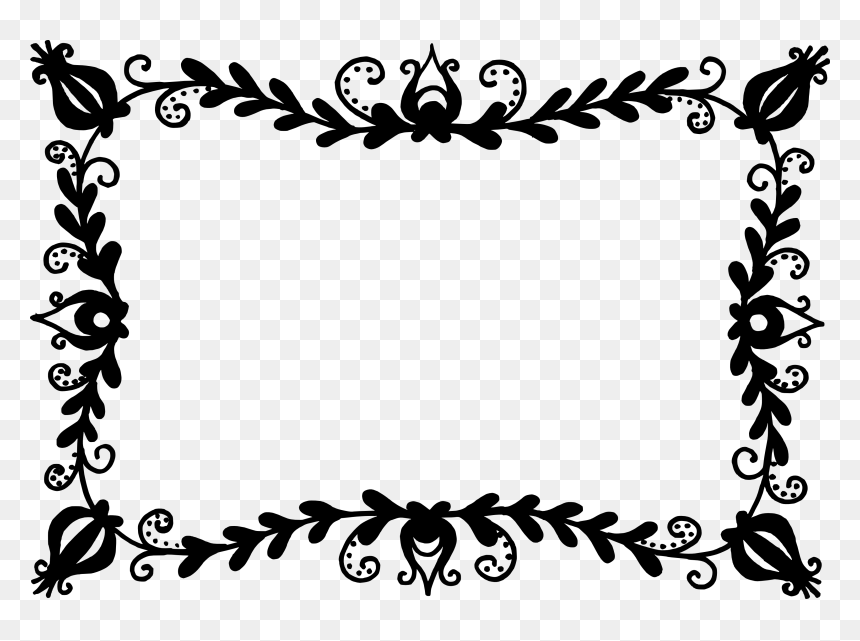 Star Border Black And White Clipart, HD Png Download - dotted border png