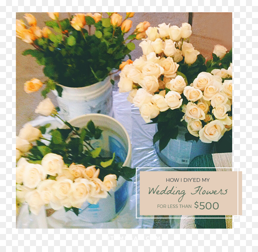 Garden Roses, HD Png Download - wedding bouquet png
