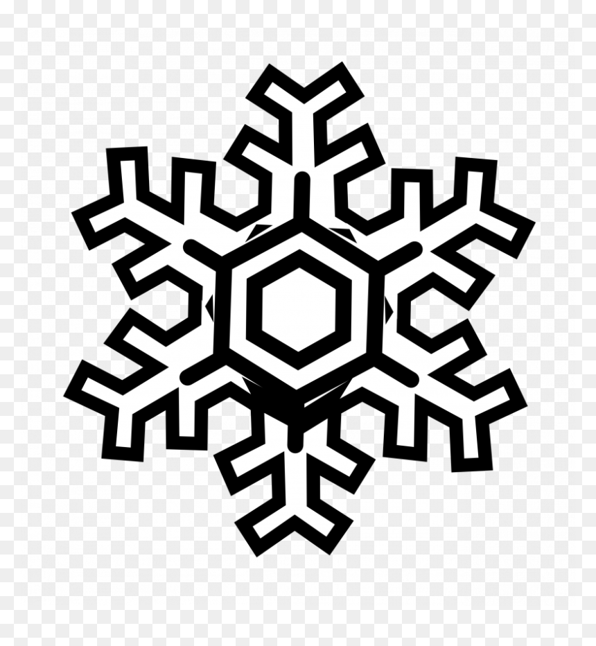 Black And White Holiday, HD Png Download - falling snowflakes png