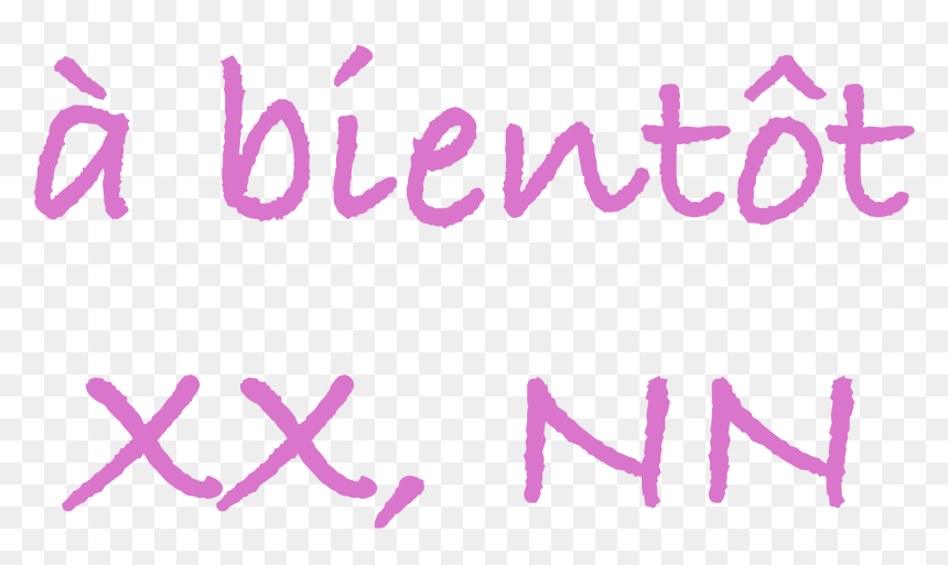 Calligraphy, HD Png Download - bonjour png