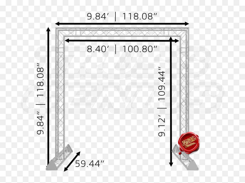 Diagram, HD Png Download - field goal post png