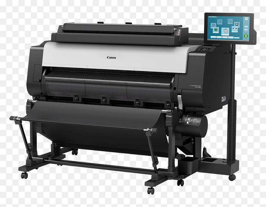 Canon Imageprograf Tx 4000 Mfp T36, HD Png Download - impresora png