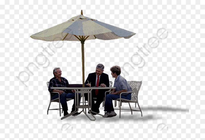 Picnic Table And Umbrella Png, Transparent Png - dining png