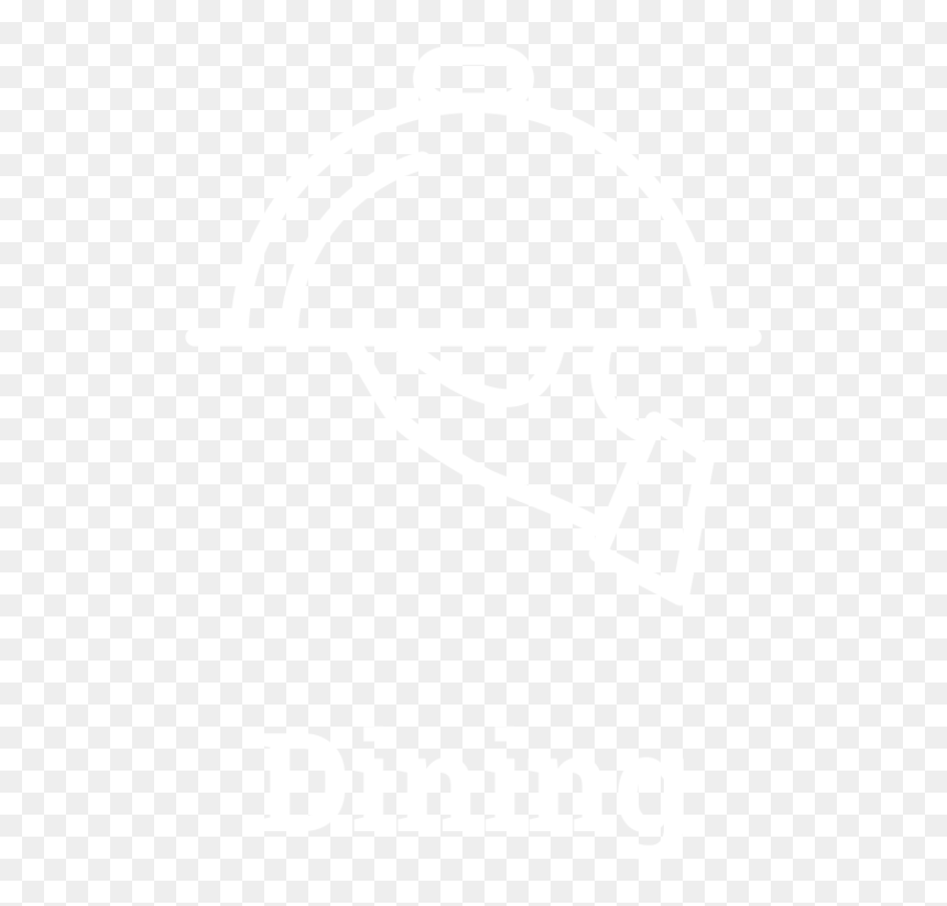 Johns Hopkins Logo White, HD Png Download - dining png