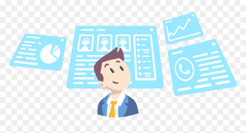 Monitor Call Center, HD Png Download - call center png