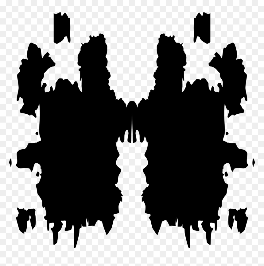 Silhouette, HD Png Download - ink blots png