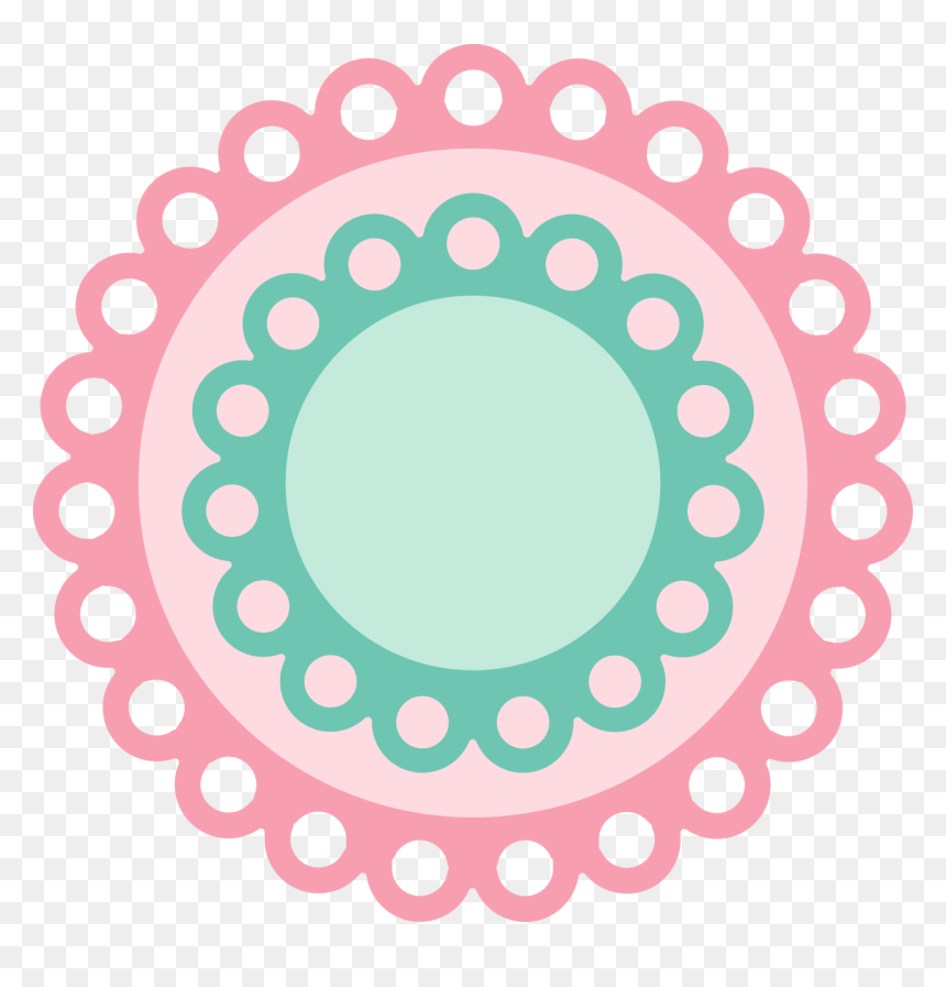 Round Frame Png, Transparent Png - scallop png