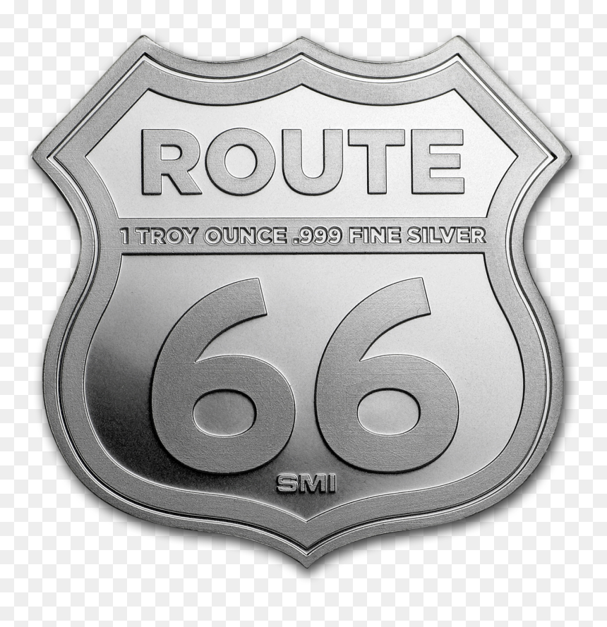 Emblem, HD Png Download - route 66 sign png