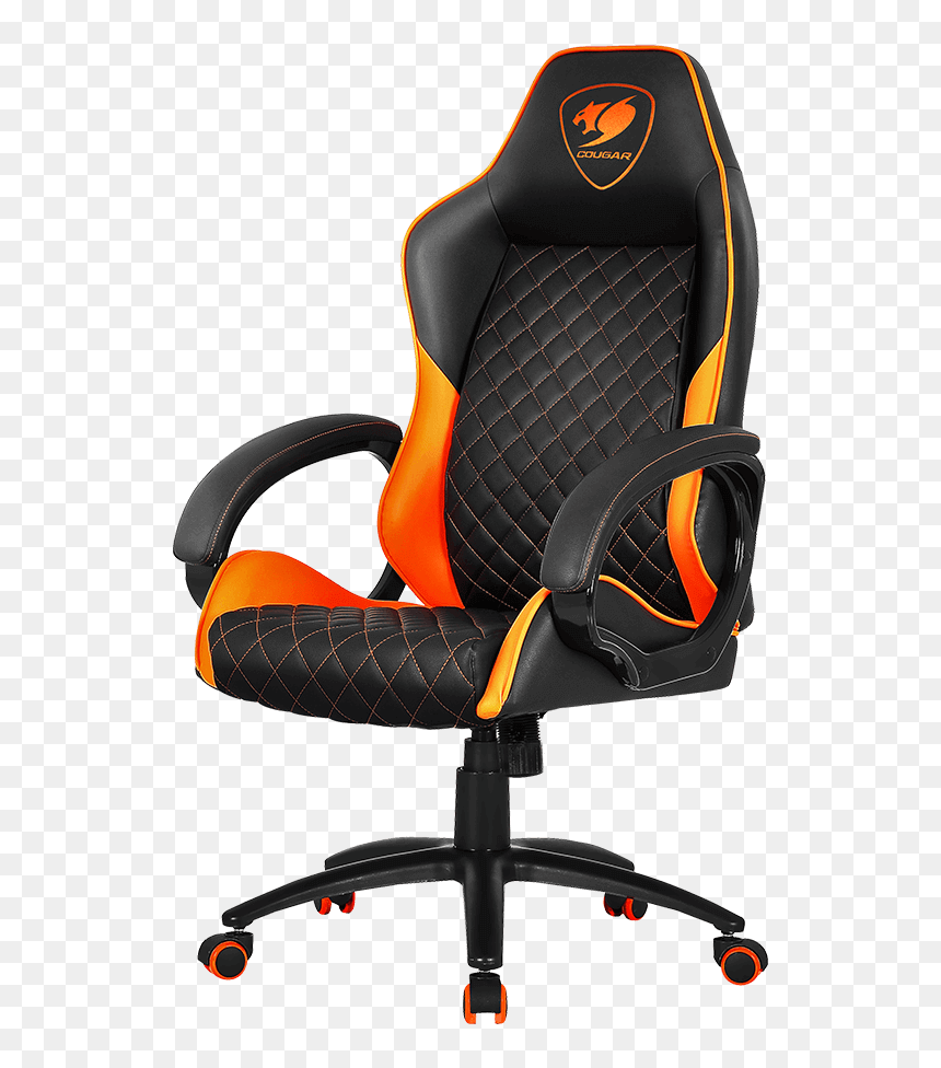 Cougar Fusion Black Gaming Chair, HD Png Download - gaming chair png