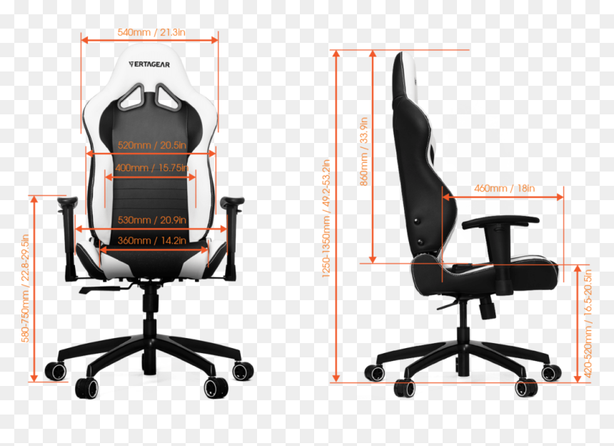 Vertagear Sl2000 Blue, HD Png Download - gaming chair png