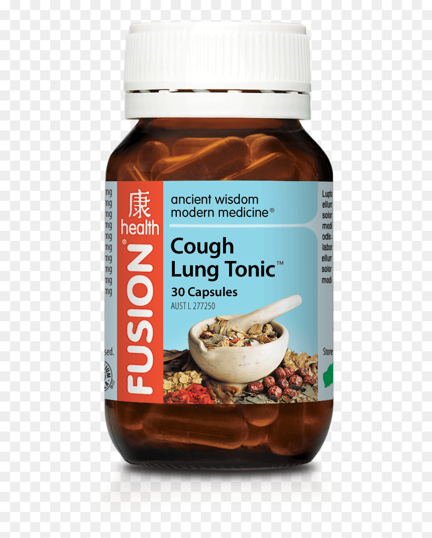 Fusion Cough Lung Tonic, HD Png Download - coughing png