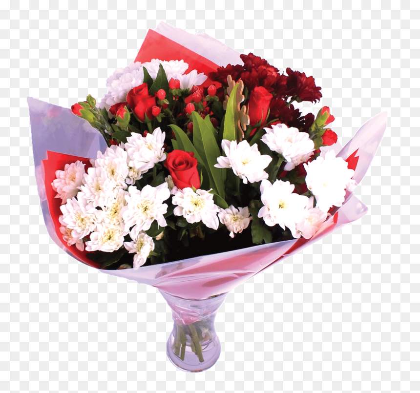 Bouquet, HD Png Download - christmas flowers png