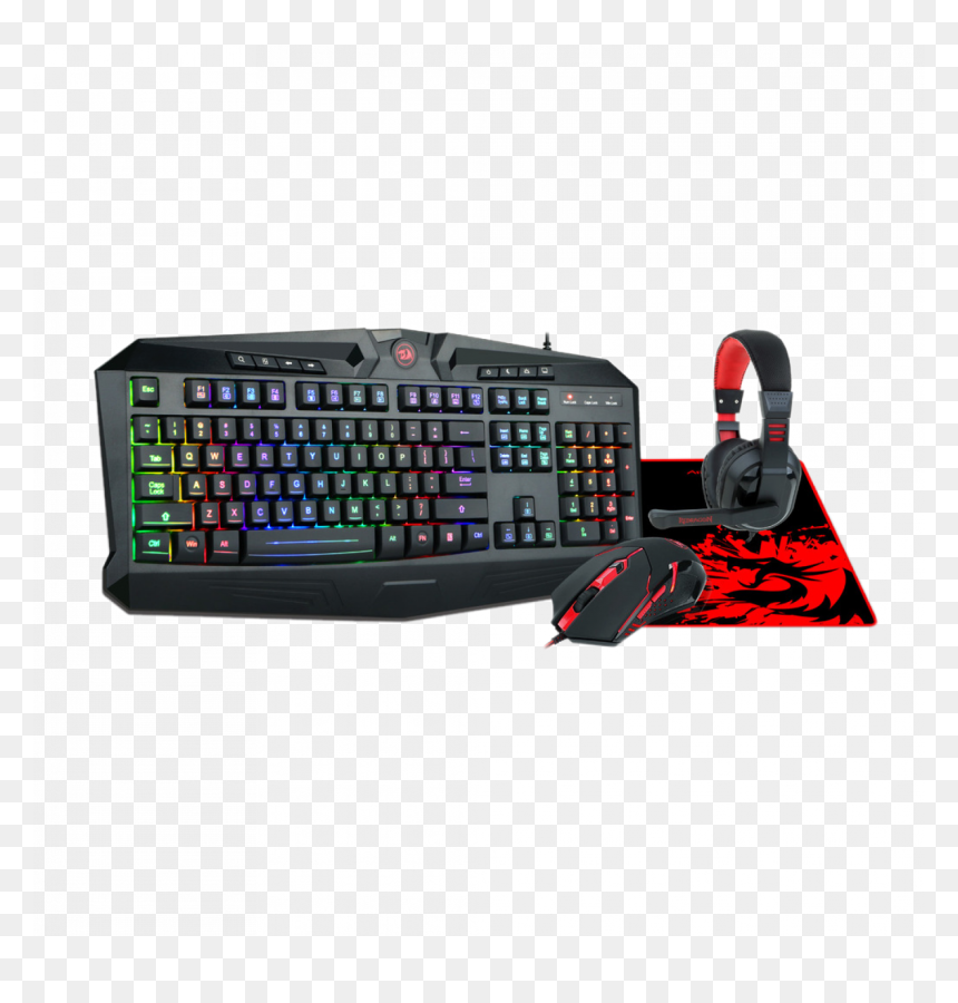Redragon S101 Ba Gaming Mouse, HD Png Download - computer keyboard png