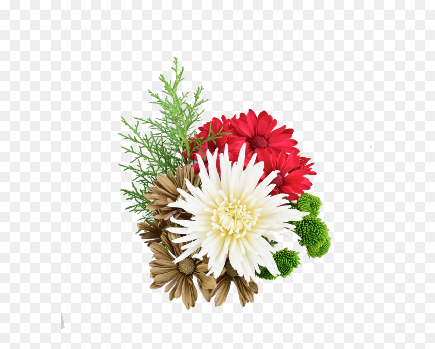 Bouquet, HD Png Download - christmas flowers png