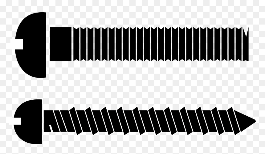 Screw Clip Art, HD Png Download - screws png