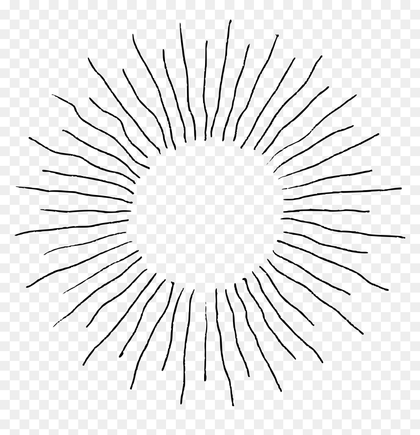 Rayos De Luz Fondo Blanco, HD Png Download - blue starburst png