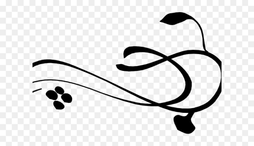 Vine Clipart Black And White - Vines Clip Art, HD Png Download - black vine png