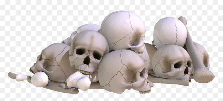 Pile Of Skulls Png, Transparent Png - skull pile png