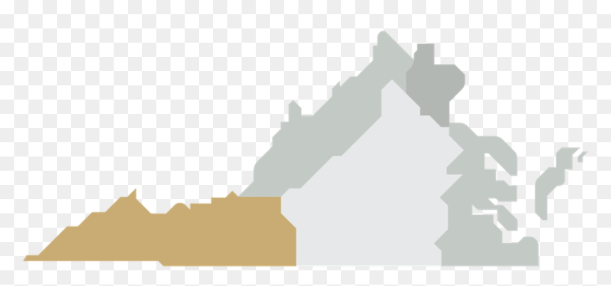 Virginia 2018 Election Map, HD Png Download - food silhouette png