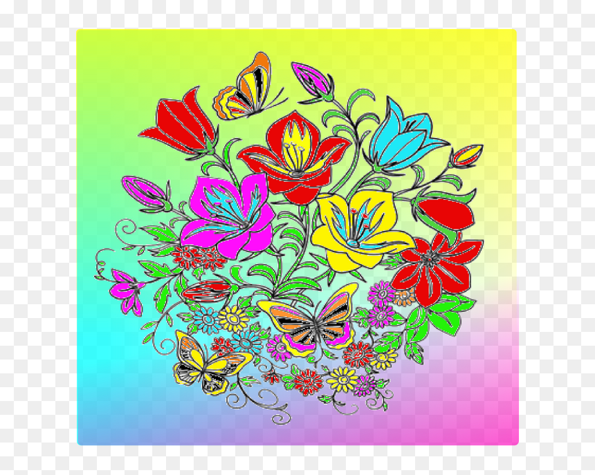 Motif, HD Png Download - flores png