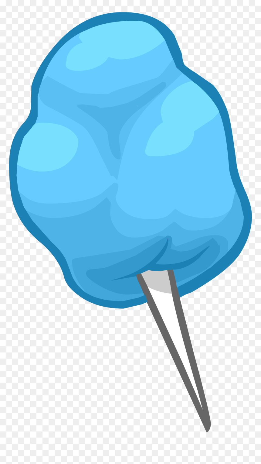 Cartoon Blue Cotton Candy, HD Png Download - candy png