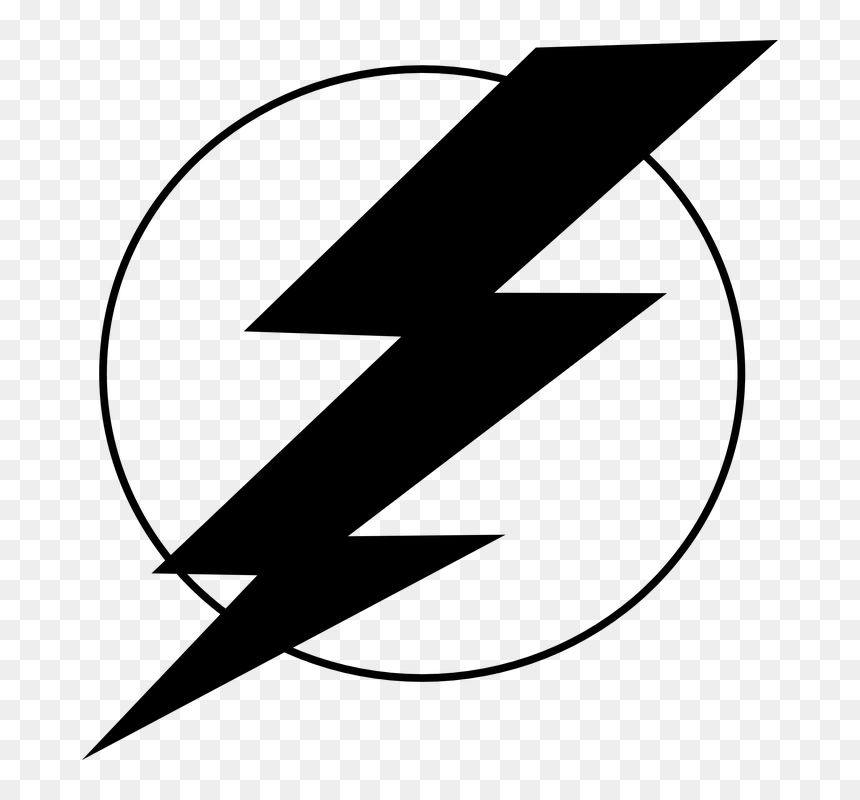 Transparent Lightning Bolt Vector, HD Png Download - flash png