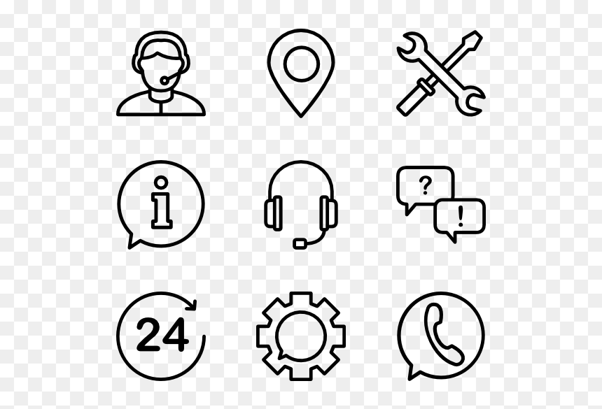 Emergency Kit First Aid Icon, HD Png Download - black line png