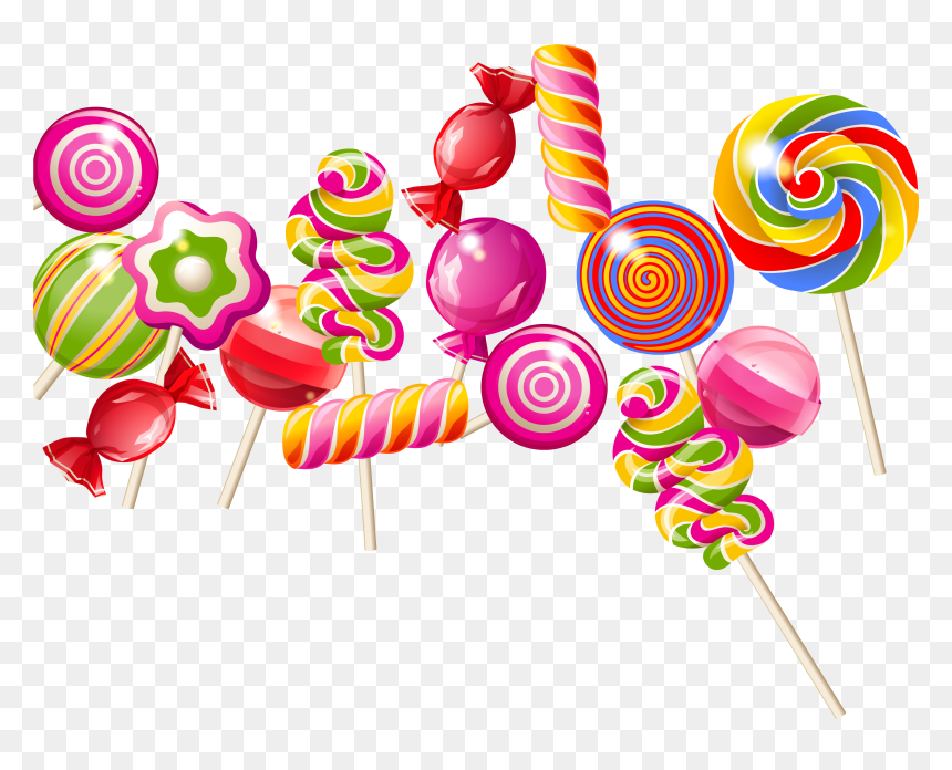 Lollipops Png, Transparent Png - candy png