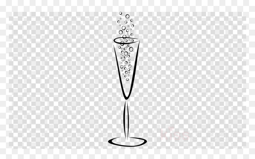 Eiffel Tower Draw Png, Transparent Png - champagne png