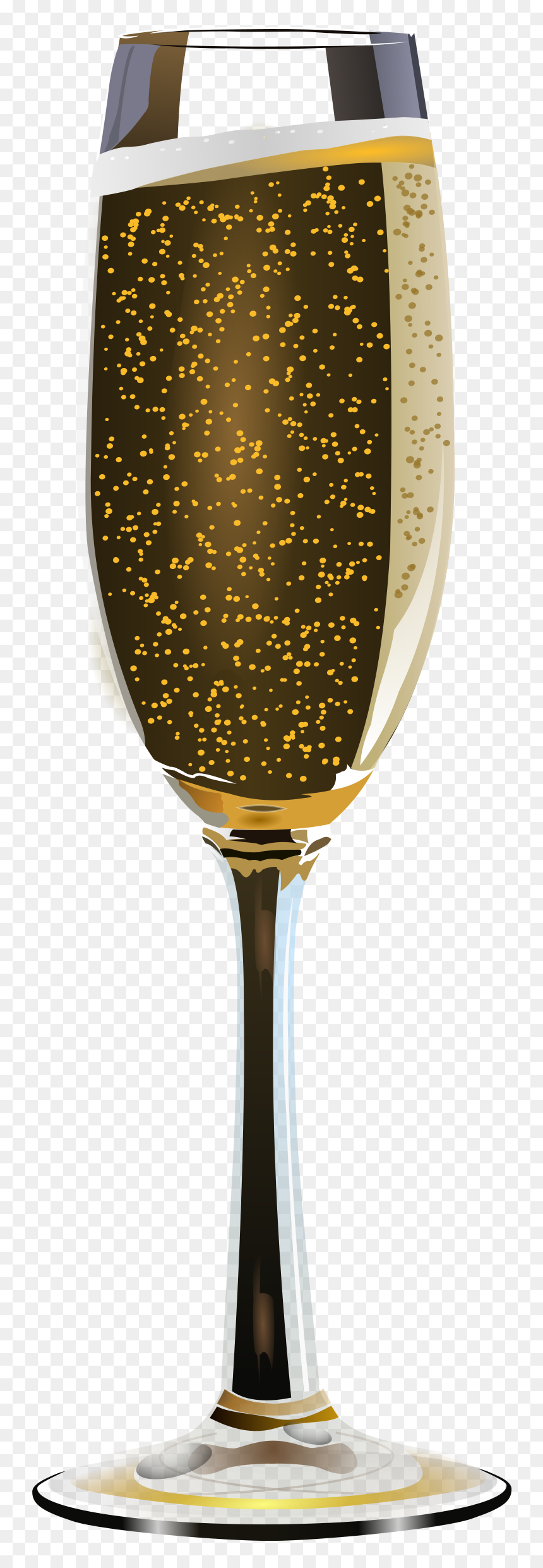 Gold Champagne Flutes Clipart, HD Png Download - champagne png