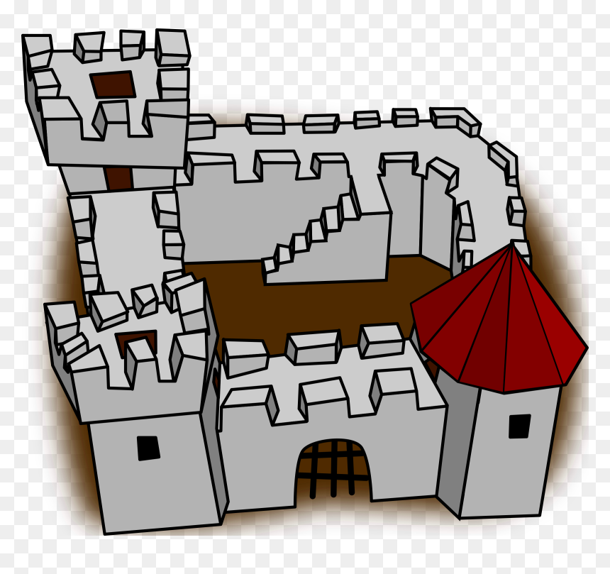 Fort Clipart, HD Png Download - castle png