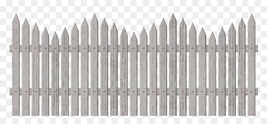 White Picket Fence Png, Transparent Png - fence png