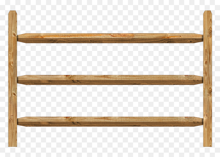 Post And Rail Fence Png, Transparent Png - fence png