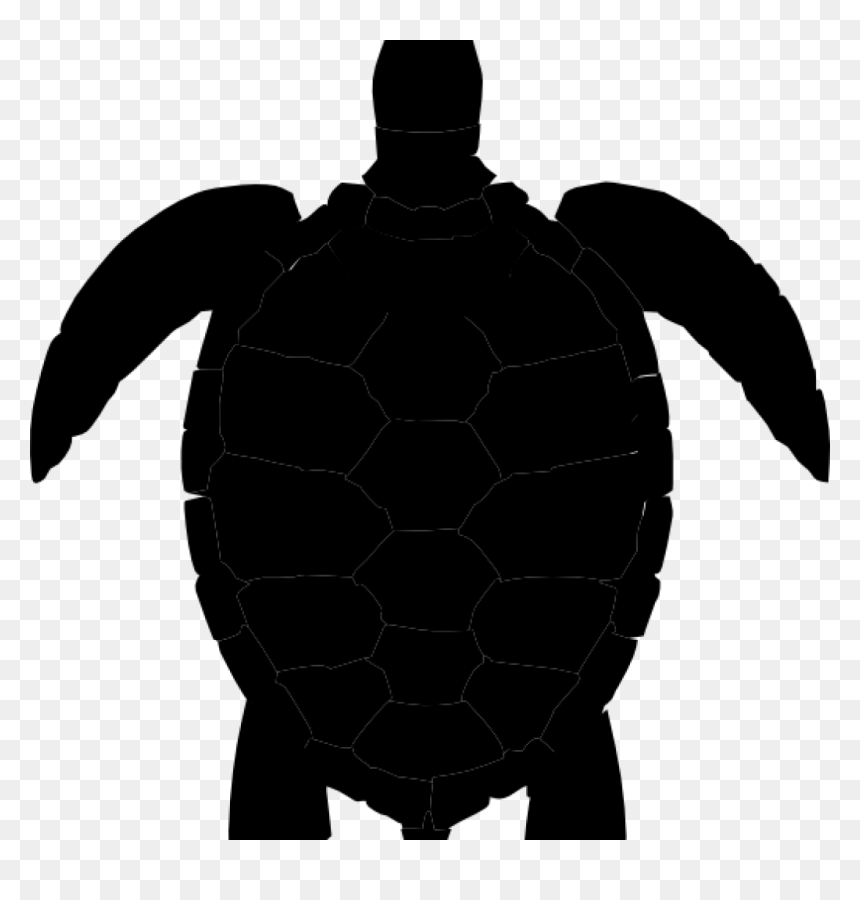 Silhouette Sea Turtle Png, Transparent Png - turtle png