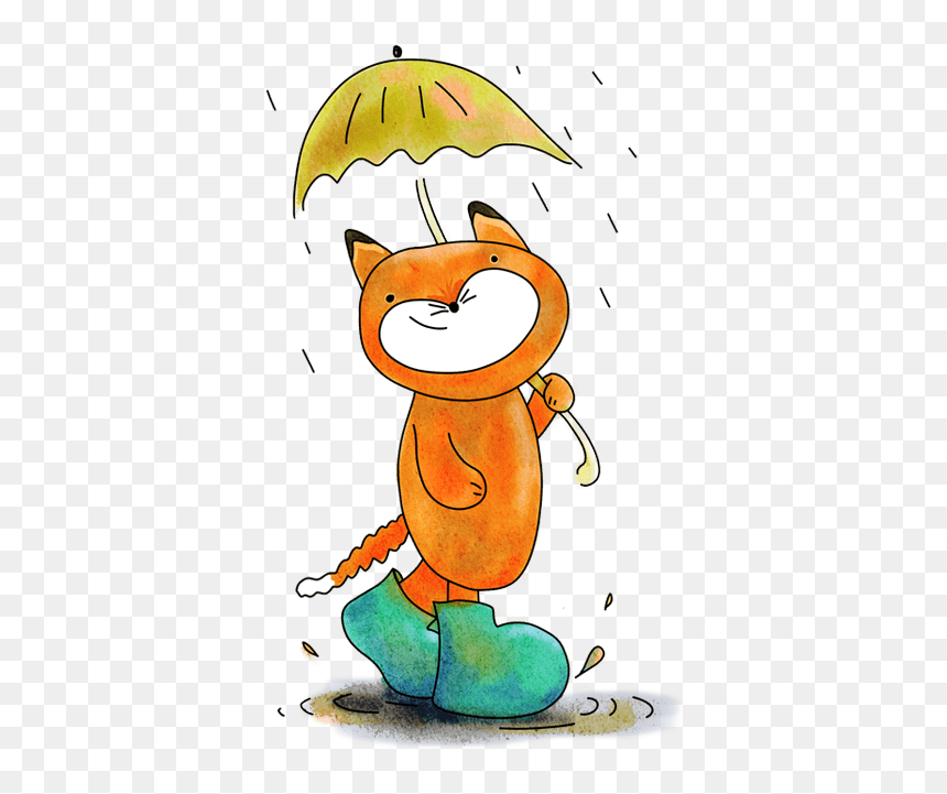 Good Morning On This Rainy Day, HD Png Download - fox png