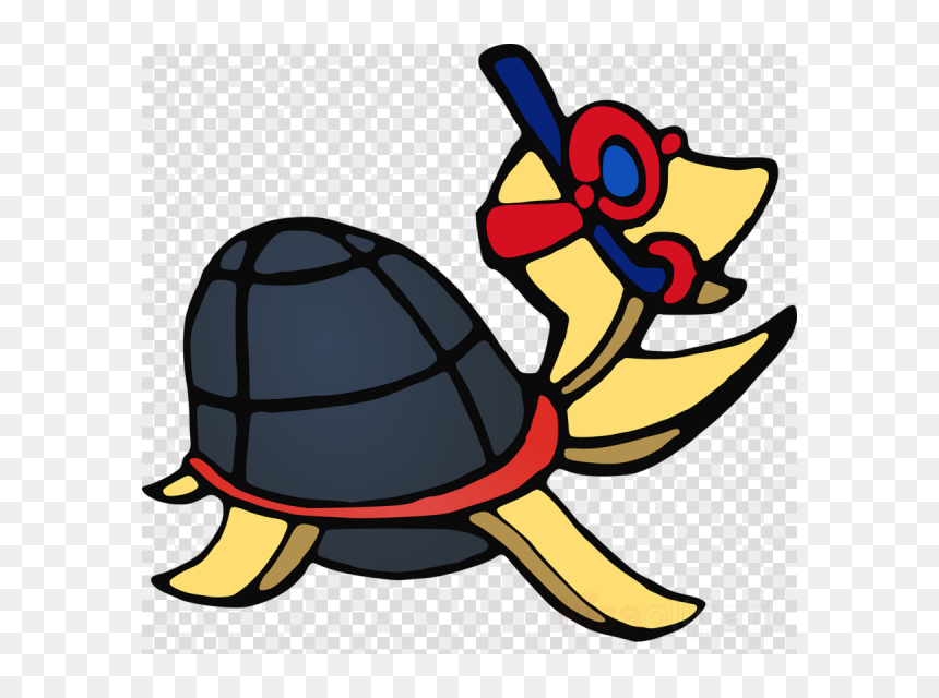 Turtle Snorkeling Clipart, HD Png Download - turtle png