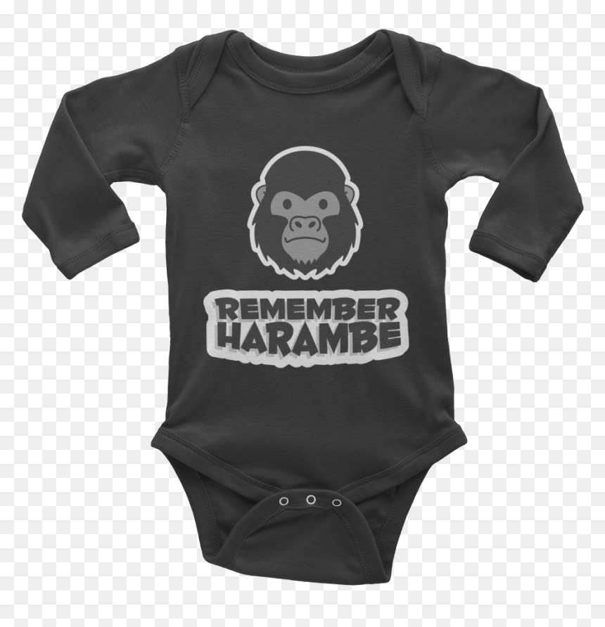 Bearded Dad Onesie, HD Png Download - harambe png
